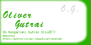 oliver gutrai business card
